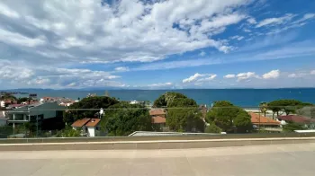 Full sea view Izmir Narlidere villa with garden